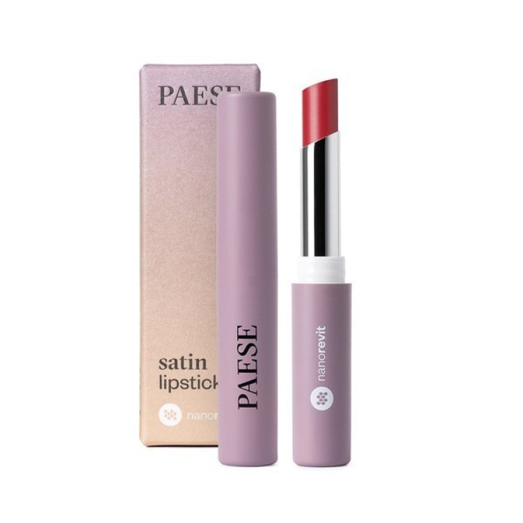 PAESE NANOREVIT Satin Lipstick, 25 BLACK CHERRY 2,2 g