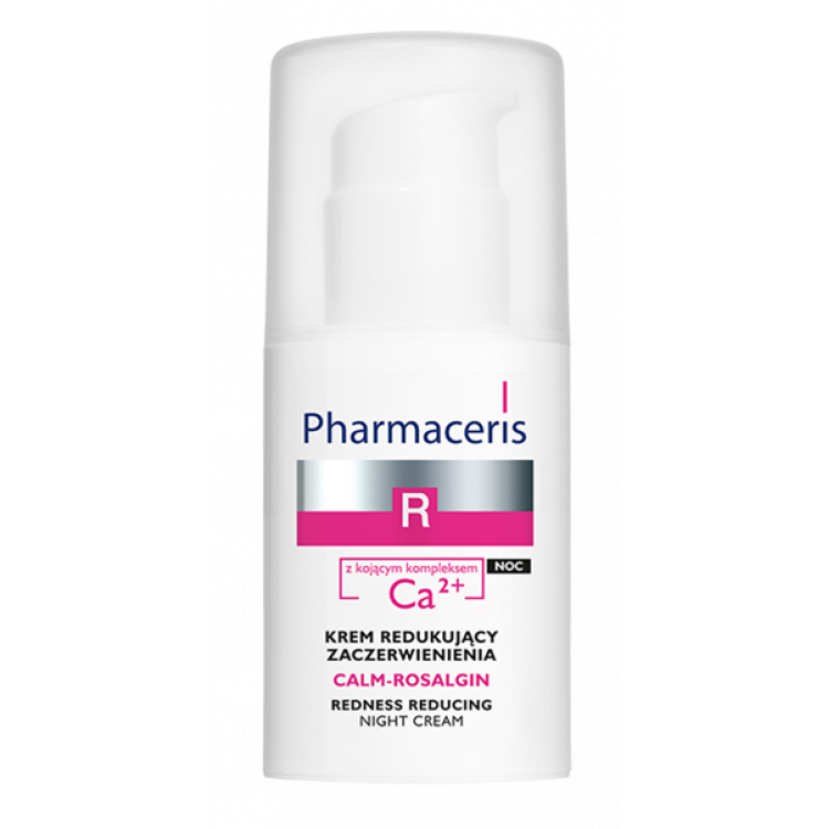 PHARMACERIS R Redness reducing night cream with soothing Ca2+ complex CALM-ROSALGIN, 30ml