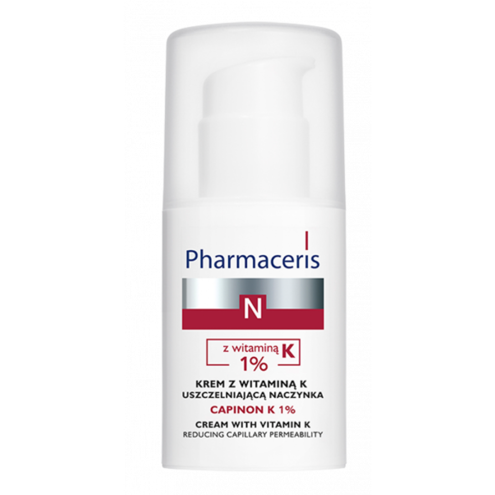 PHARMACERIS Capinon K 1 cream with vitamin K reducing capillary