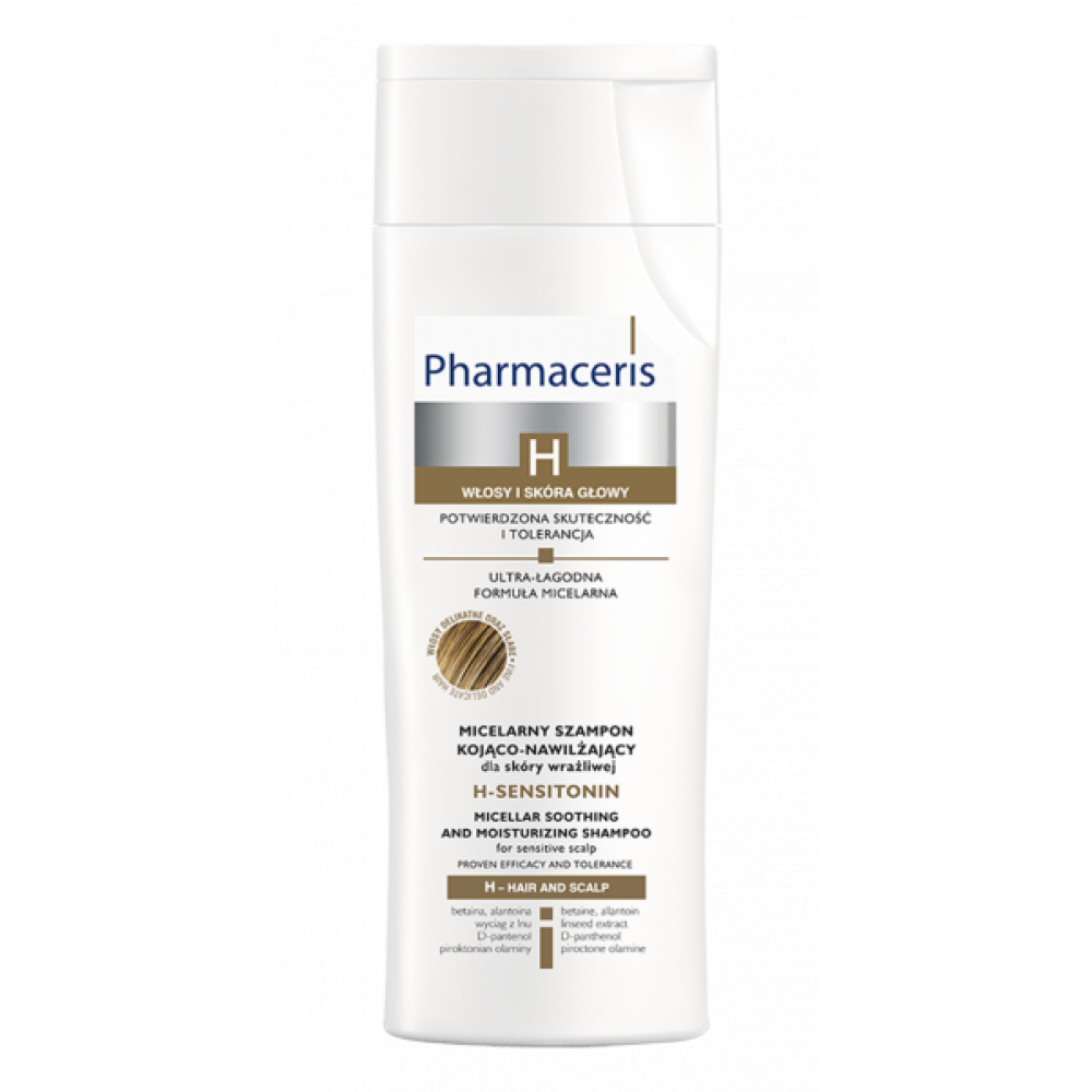 PHARMACERIS H professional soothing shampoo for sensitive scalp for fine and delicate hair H-SENSITONIN, 250ml PHARMACERIS H professional soothing shampoo for sensitive scalp for fine and delicate hair H-SENSITONIN, 250ml