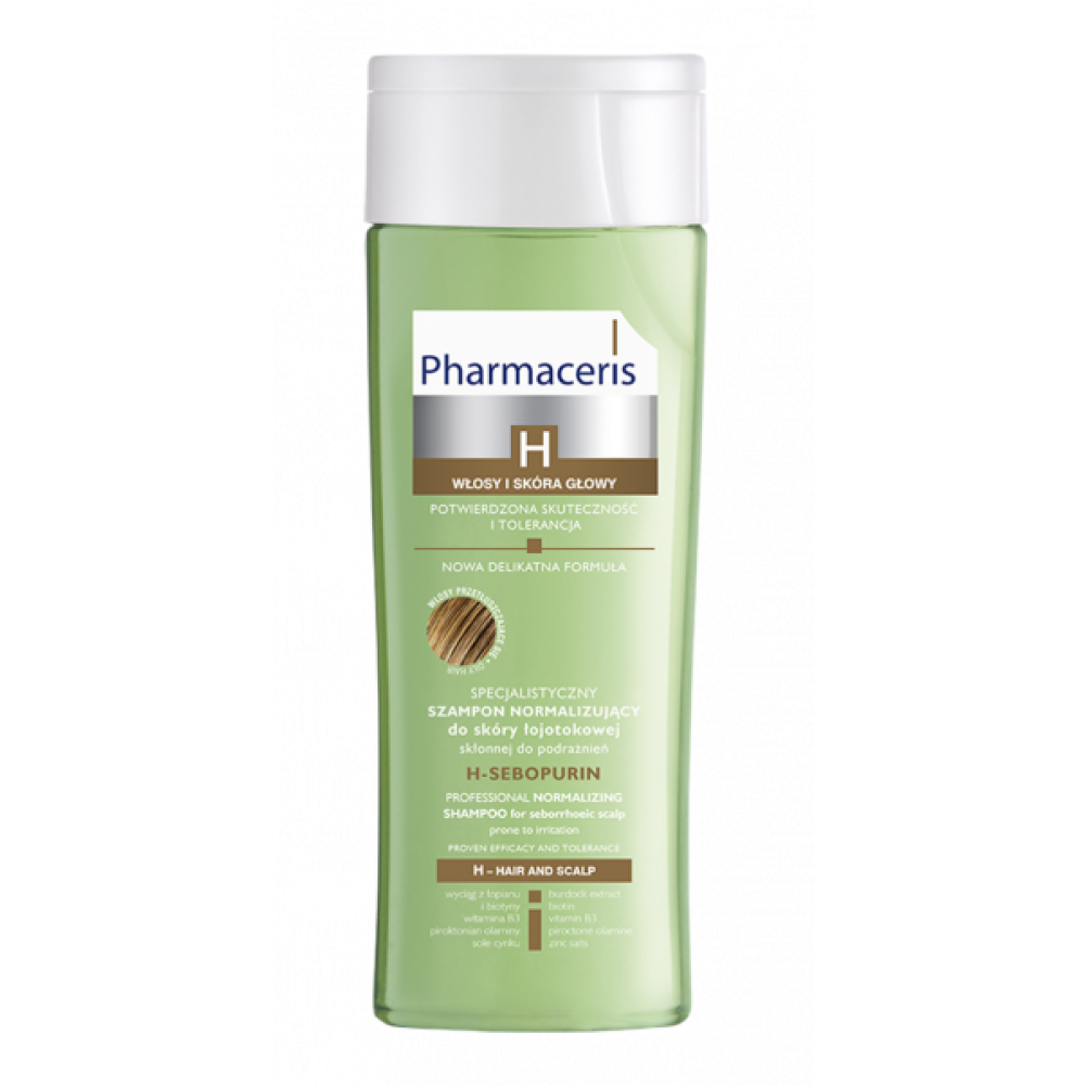 PHARMACERIS H professional normalizing shampoo for seborrhoeic scalp and oily hair H-SEBOPURIN, 250ml PHARMACERIS H professional normalizing shampoo for seborrhoeic scalp and oily hair H-SEBOPURIN, 250ml