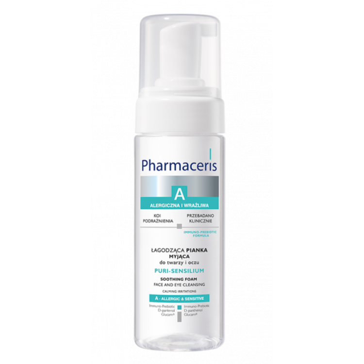 PHARMACERIS A  Soothing foam face and eye cleansing PURI-SENSILIUM, 150ml