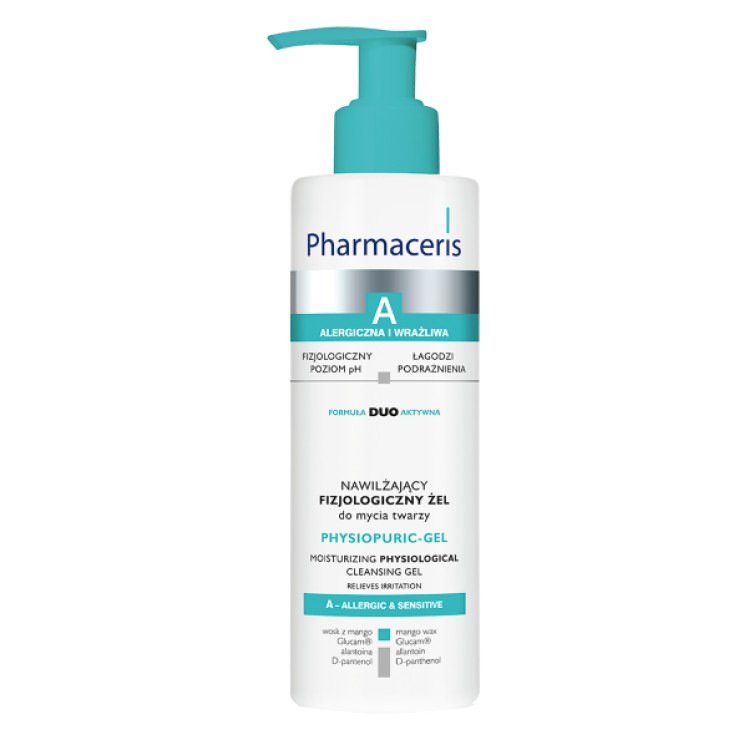 PHARMACERIS A  Moisturizing physiological cleansing gel for the face and eyes PHYSIOPURIC-GEL, 190ml