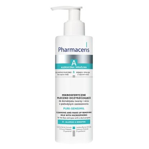 PHARMACERIS A cleansing and make-up removing milk with microspheres PURI-SENSIMIL, 190ml