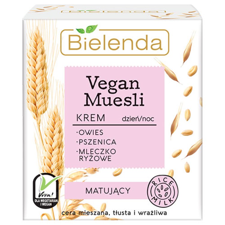 BIELENDA Vegan Muesli matting cream oat + wheat + rice milk 50 ml EXP:11.2024