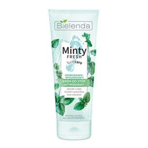 Bielenda MINTY FRESH refreshing and smoothing antiperspirant foot cream 100ml Bielenda MINTY FRESH refreshing and smoothing antiperspirant foot cream 100ml