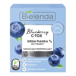 BIELENDA BLUEBERRY C-TOX cream - foam moisturizing and brightening 40ml BIELENDA BLUEBERRY C-TOX cream - foam moisturizing and brightening 40ml