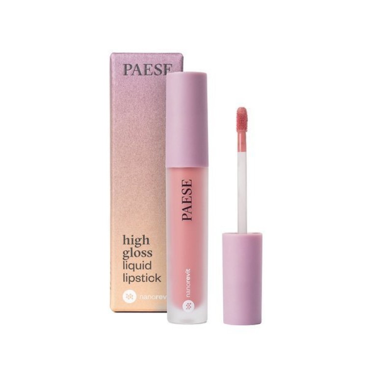 PAESE NANOREVIT High Gloss Liquid Lipstick 50 BARE LIPS, 4,5ml