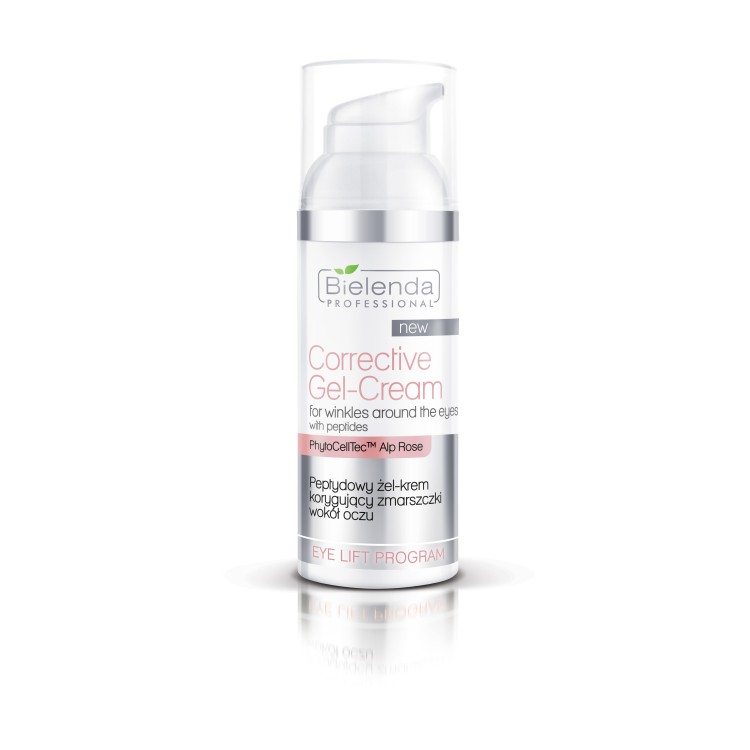 BIELENDA PROFESSIONAL Corrective gel-cream for wrinkles around the eyes with peptides, 50ml