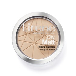 LIRENE CITY MATT Mineral compact powder, TRANSPARENT 01, 9g