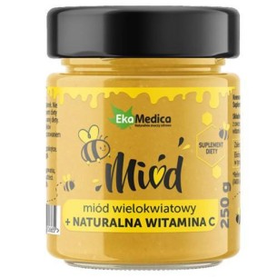EkaMedica Multiflower Honey with Natural Vitamin C for Immune System and Energy Metabolism 250ml EkaMedica Multiflower Honey with Natural Vitamin C for Immune System and Energy Metabolism 250ml