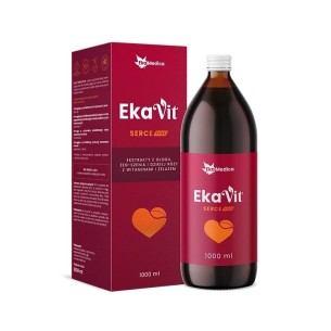 EkaMedica Ekavit Serce Plus Vital Tonic with Hawthorn Extract, Ginseng and Wild Rose 1000ml EkaMedica Ekavit Serce Plus Vital Tonic with Hawthorn Extract, Ginseng and Wild Rose 1000ml