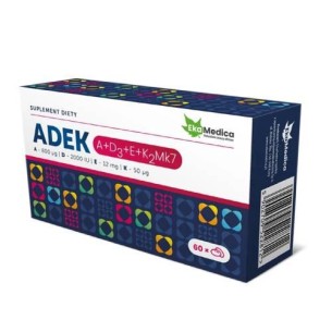 EkaMedica ADEK A+D3+E+K2Mk7 60 Capsules EkaMedica ADEK A+D3+E+K2Mk7 60 Capsules