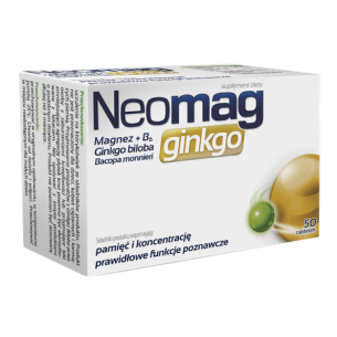 Neomag Ginkgo for Memory and Concentration 50 Tablets Neomag Ginkgo for Memory and Concentration 50 Tablets