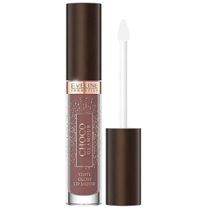 Eveline Choco Glamour Vinyl Liquid Lipstick with Glossy Lips Effect No. 02 Deep Cherry Chocolate 4.5ml Eveline Choco Glamour Vinyl Liquid Lipstick with Glossy Lips Effect No. 02 Deep Cherry Chocolate 4.5ml