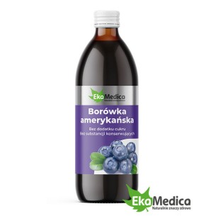 EkaMedica 100% American Blueberry Juice with No Added Sugar 500ml EkaMedica 100% American Blueberry Juice with No Added Sugar 500ml