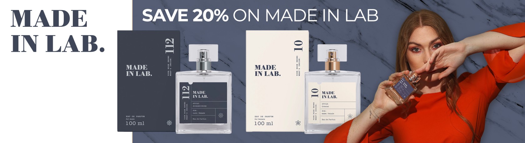 Save 20% on Made in Lab