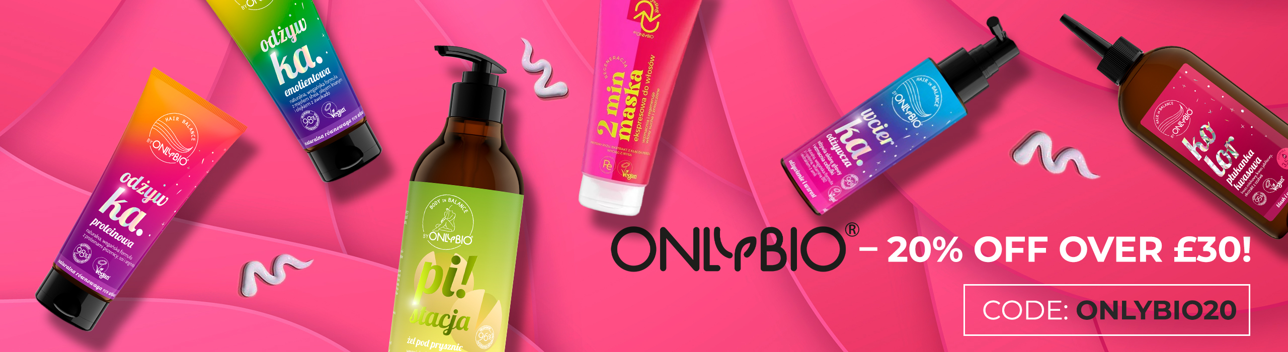 20% OFF when you spend £30!