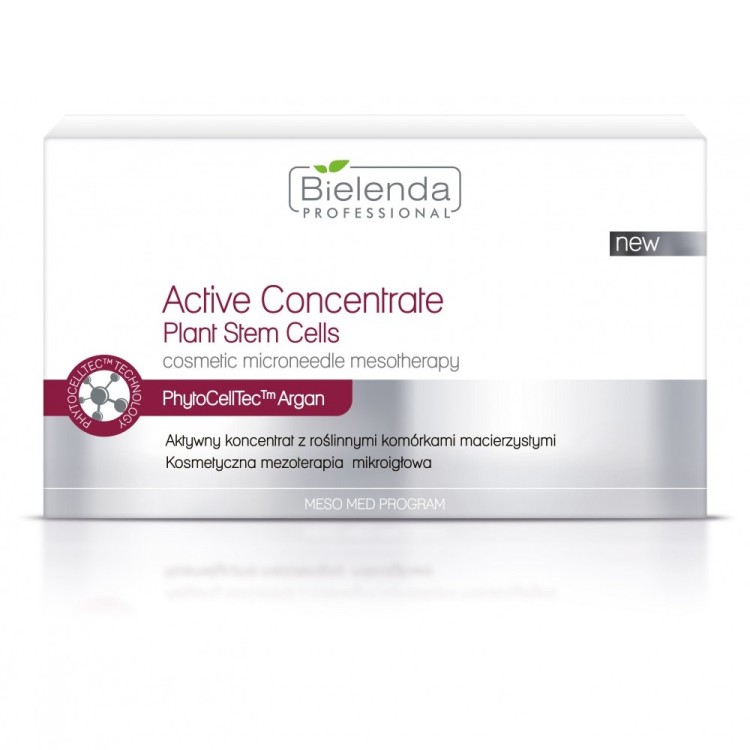 BIELENDA PROFESSIONAL Active concentrate with plant stem cells, Cosmetic microneedle  mesotherapy, 10 X 3ml