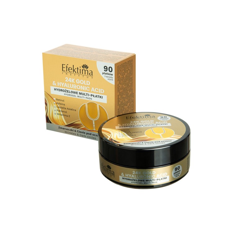 EFEKTIMA 24K GOLD & HYALURONIC ACID HYDROGEL MULTI-PADS 90 PCS EFEKTIMA 24K GOLD & HYALURONIC ACID HYDROGEL MULTI-PADS 90 PCS