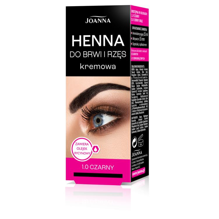 JOANNA HENNA EYEBROW & EYELASH TINT- BLACK