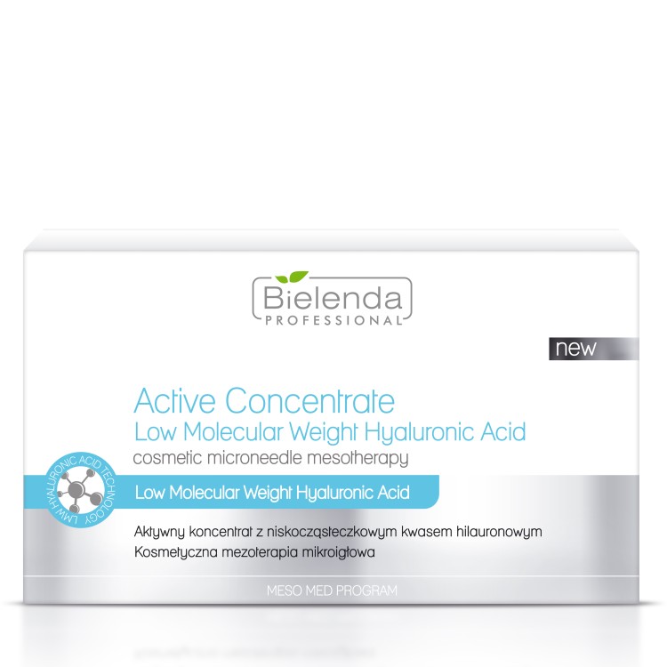 BIELENDA PROFESSIONAL Meso med program- Active concentrate low molecular weight hyaluronic acid, 10x3ml