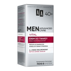 AA MEN ADVANCED CARE VITAL 40+ Anti-Wrinkle Face Cream 50ml AA MEN ADVANCED CARE VITAL 40+ Anti-Wrinkle Face Cream 50ml