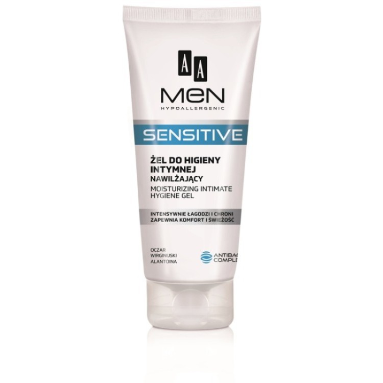 AA MEN SENSITIVE Moisturising Intimate Hygiene Wash for very sensitive skin 200ml AA MEN SENSITIVE Moisturising Intimate Hygiene Wash for very sensitive skin 200ml