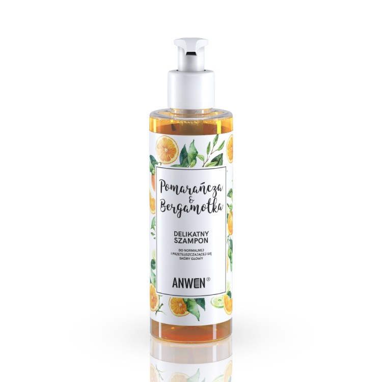 ANWEN Orange & Bergamot shampoo for oily and normal scalp 200ml
