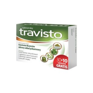 Aflofarm Travisto 40 tablets (30 + 10 Free) Eveline  EXP: 11.2025 Aflofarm Travisto 40 tablets (30 + 10 Free) Eveline  EXP: 11.2025