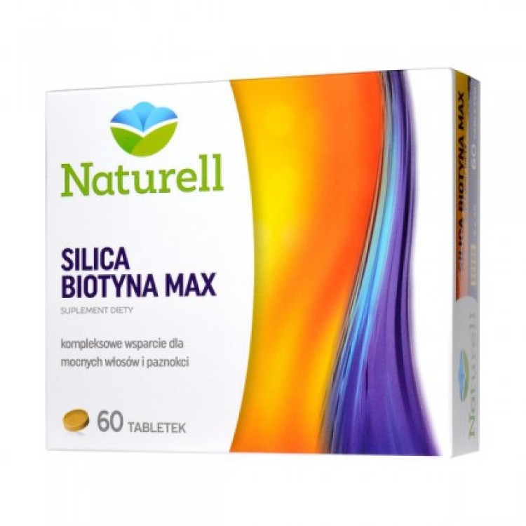 NATURELL SILICA BIOTIN MAX 60 TABLETS