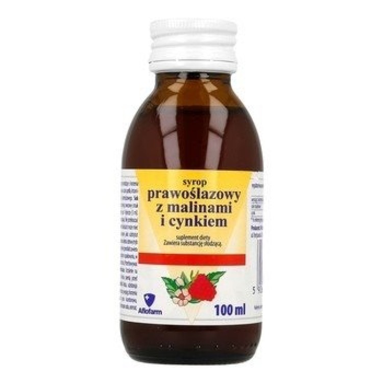 AFLOFARM MARSHMALLOW SYRUP WITH RASPBERRIES AND ZINK 100ML