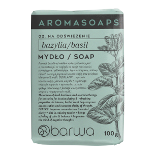 BARWA AROMA SOAPS Basil Bar Soap 100 g BARWA AROMA SOAPS Basil Bar Soap 100 g