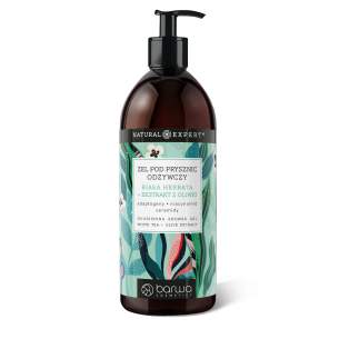 BARWA NATURAL EXPERT NOURISHING SHOWER GEL WHITE TEA + OLIVE EXTRACT 480ML BARWA NATURAL EXPERT NOURISHING SHOWER GEL WHITE TEA + OLIVE EXTRACT 480ML
