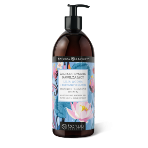 BARWA NATURAL EXPERT MOISTURIZING SHOWER GEL WATER LILLY + OLIVE EXTRACT 480ML BARWA NATURAL EXPERT MOISTURIZING SHOWER GEL WATER LILLY + OLIVE EXTRACT 480ML