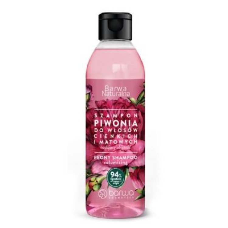 BARWA NATURAL VOLUMIZING SHAMPOO PEONY 300 ml