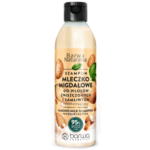 BARWA NATURAL ALMOND MILK SHAMPOO RECONSTRUCTIVE 300ML BARWA NATURAL ALMOND MILK SHAMPOO RECONSTRUCTIVE 300ML