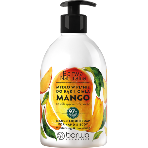 BARWA NATURAL MANGO HAND AND BODY MOISTURIZING LIQUID SOAP 500ML BARWA NATURAL MANGO HAND AND BODY MOISTURIZING LIQUID SOAP 500ML