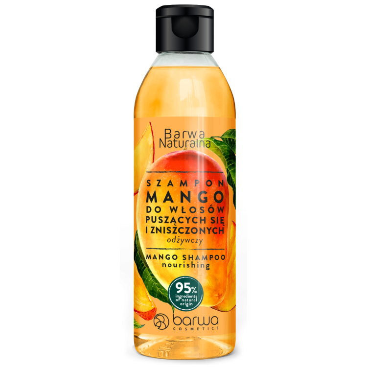 BARWA NATURAL MANGO NOURISHING SHAMPOO FOR FRIZING AND DAMAGED HAIR 300ml