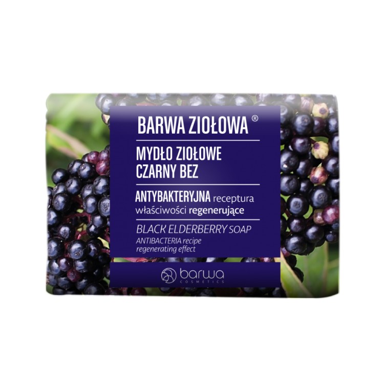 BARWA HERBAL SOAP BLACK ELDERBERRY 100G