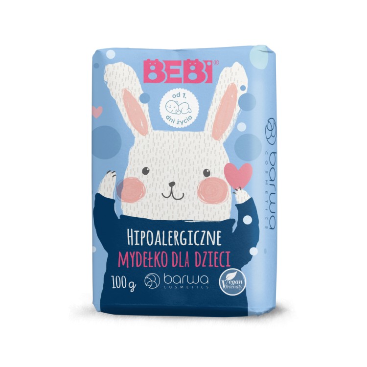 BARWA BEBI® HYPOALLERGENIC TOILET SOAP FOR INFANTS AND CHILDREN 100G