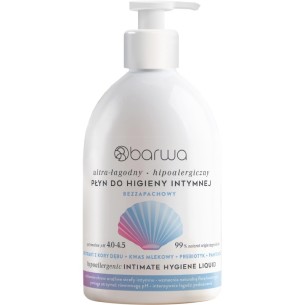 BARWA HYPOALLERGENIC Fragrance-free intimate hygiene fluid 500 ml BARWA HYPOALLERGENIC Fragrance-free intimate hygiene fluid 500 ml