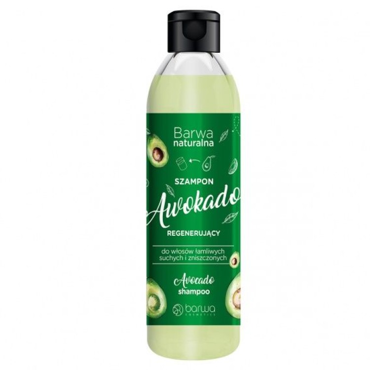 BARWA NATURAL REGENERATING AVOCADO SHAMPOO 300ml EXP: 06.2024