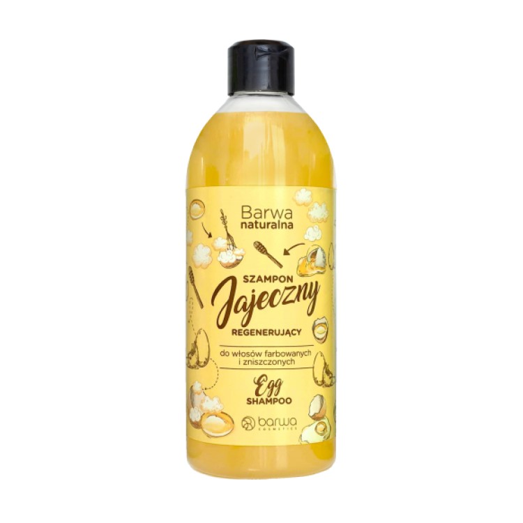 BARWA NATURAL REGENERATING EGG SHAMPOO 500ml