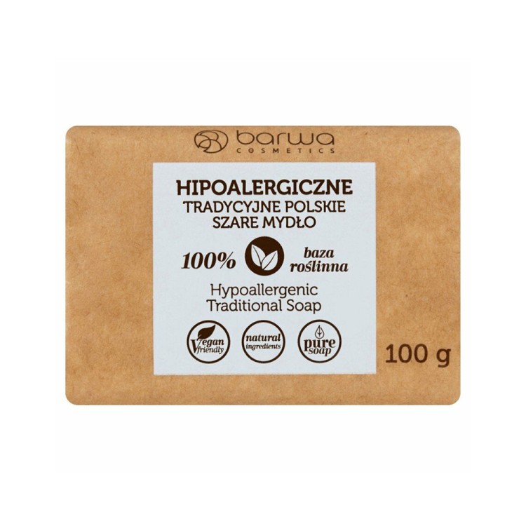 BARWA HYPOALLERGENIC TRADITIONAL POLISH GRAY SOAP 100G