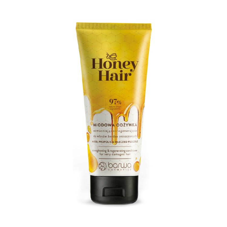 BARWA Honey Hair STRENGHTENING CONDITIONER  honey, propolis, royal jelly 200ml