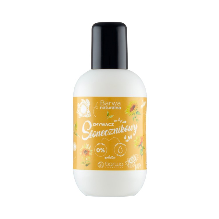 BARWA NATURAL ACETONE-FREE SUNFLOWER NAIL POLISH REMOVER 100ml