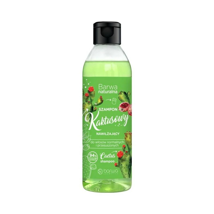 BARWA Natural Cactus Moisturizing Shampoo for normal and dry hair 300ml