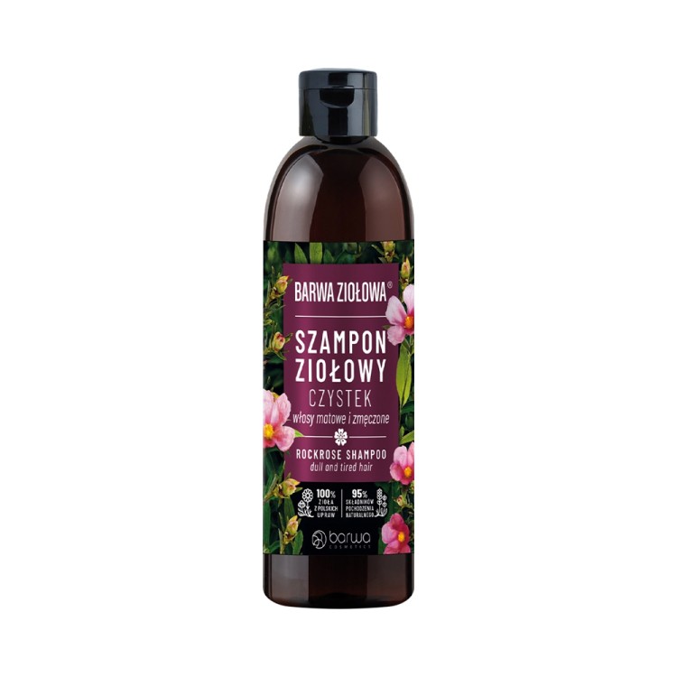 BARWA Rockrose shampoo, dull and tired hair 250ml EXP: 08.2024