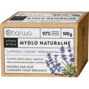 BARWA NATURAL BAR SOAP Lavender 100g